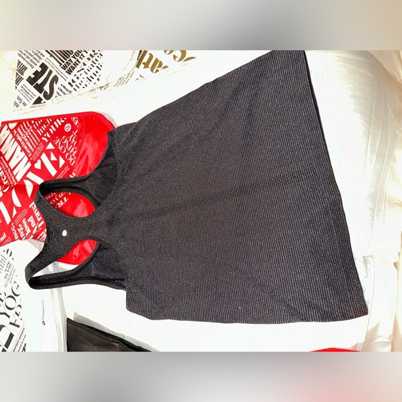 Lululemon Bundle (2) Swiftly Tank Top Mauve/Metallic Black 10 - Picture 2 of 11